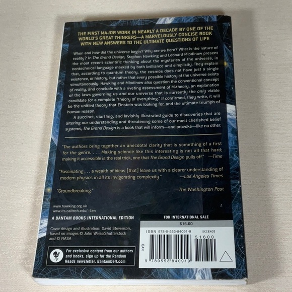 The Grand Design by Stephen Hawking,& 4 others, string theory, Astro Physics - Picture 13 of 16
